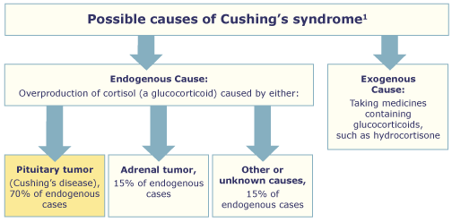 Causes and treatment of Cushing's syndrome